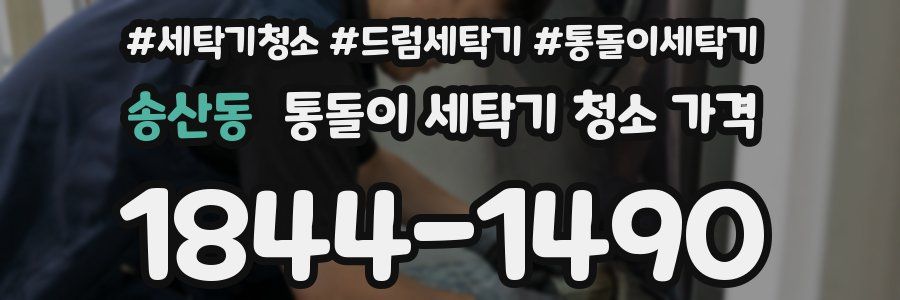 송산동 통돌이 세탁기 청소 가격