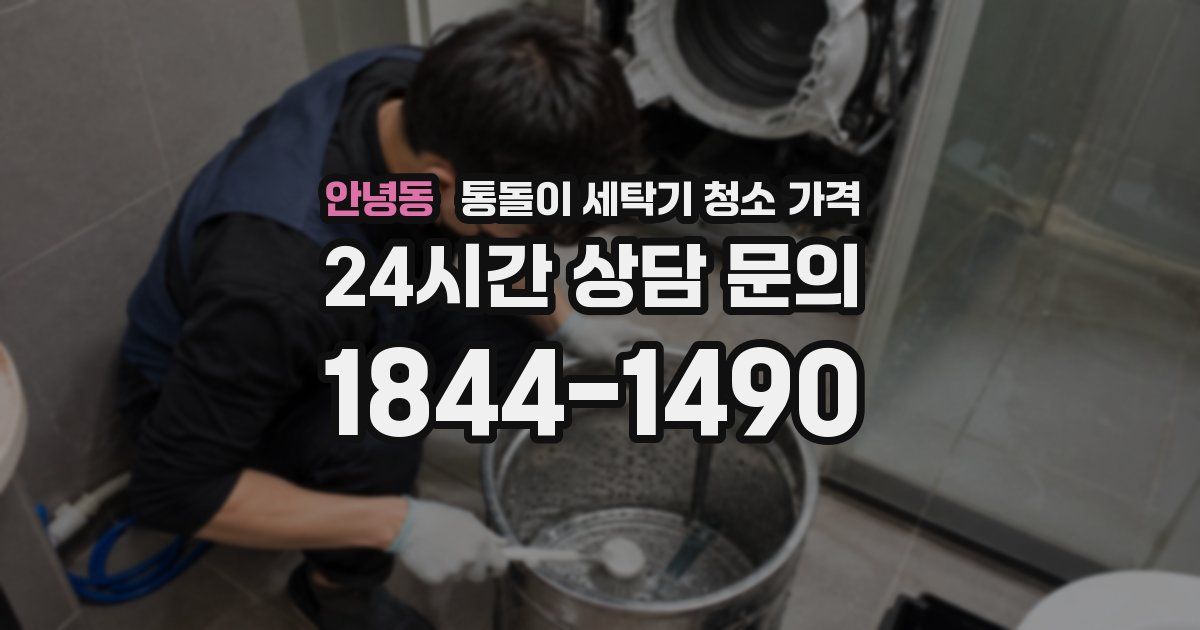 안녕동 통돌이 세탁기 청소 가격