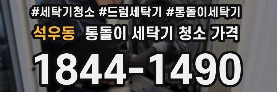 석우동 통돌이 세탁기 청소 가격