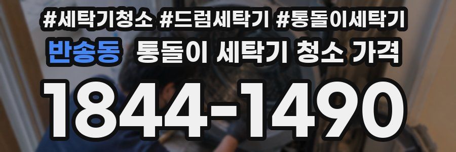 반송동 통돌이 세탁기 청소 가격