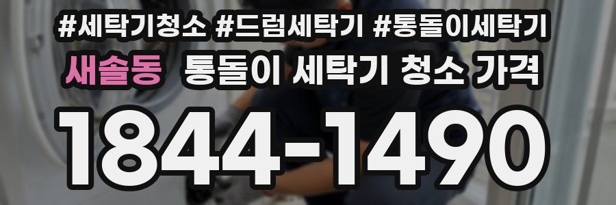 새솔동 통돌이 세탁기 청소 가격