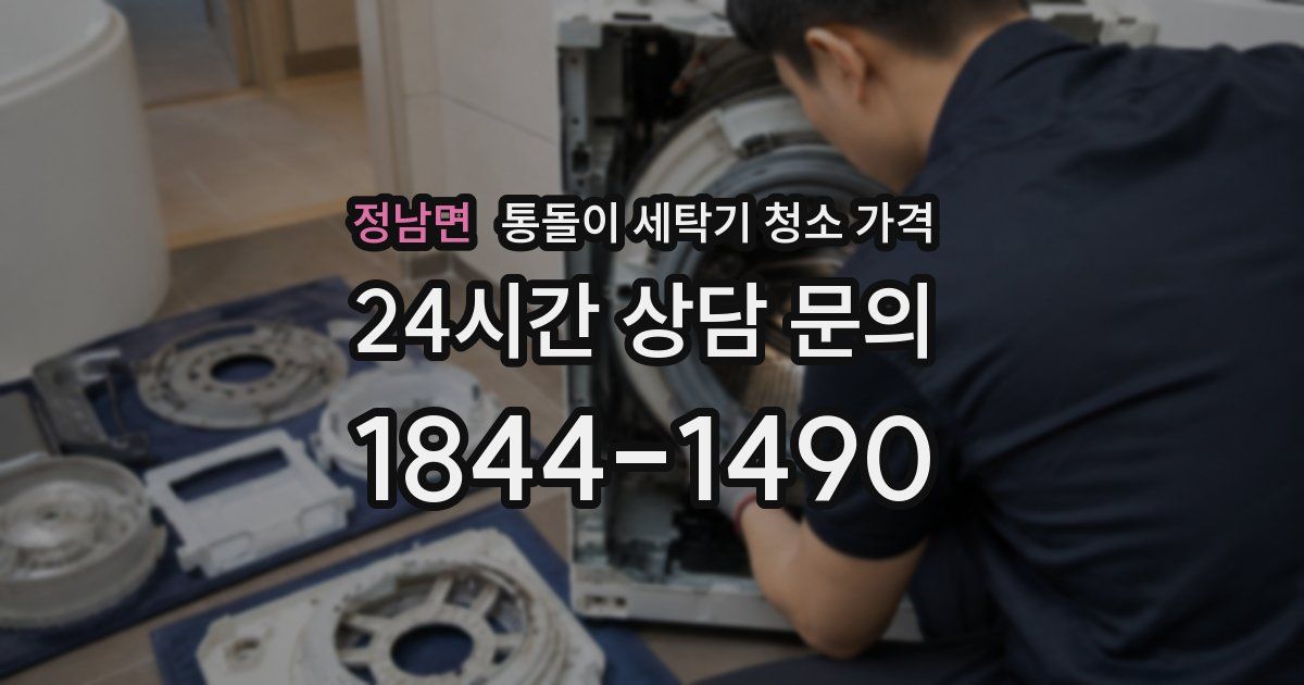 정남면 통돌이 세탁기 청소 가격