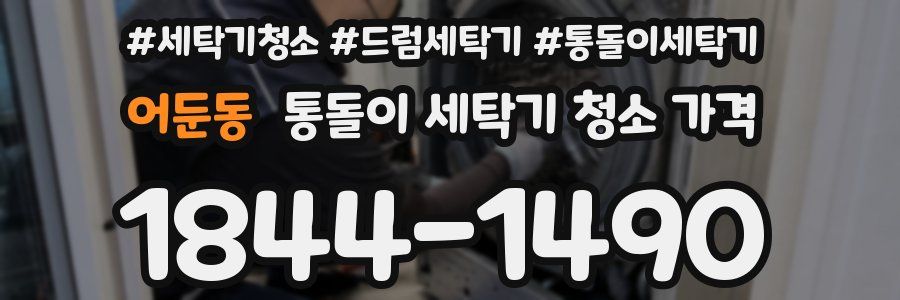 어둔동 통돌이 세탁기 청소 가격