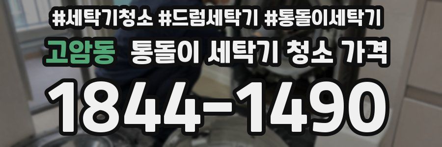 고암동 통돌이 세탁기 청소 가격