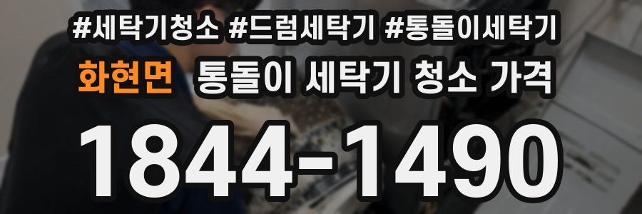 화현면 통돌이 세탁기 청소 가격