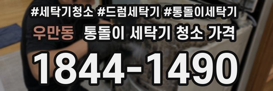 우만동 통돌이 세탁기 청소 가격