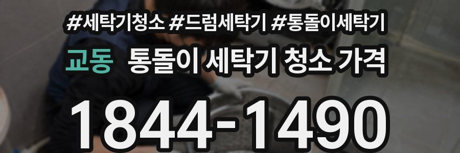 교동 통돌이 세탁기 청소 가격