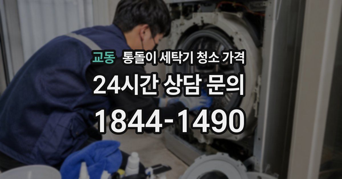 교동 통돌이 세탁기 청소 가격