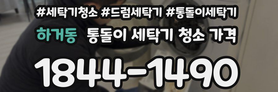 하거동 통돌이 세탁기 청소 가격
