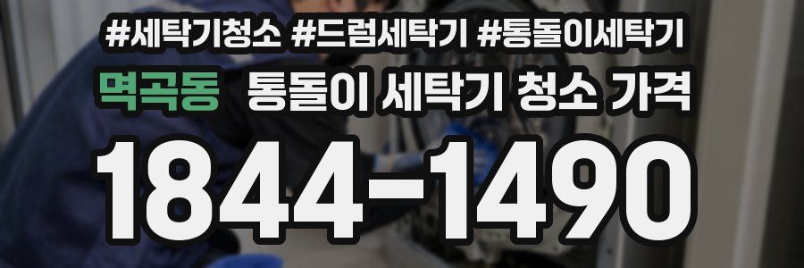 멱곡동 통돌이 세탁기 청소 가격