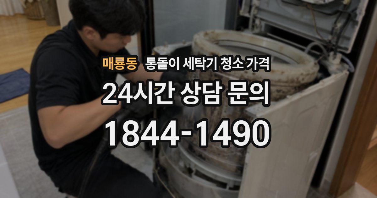 매룡동 통돌이 세탁기 청소 가격