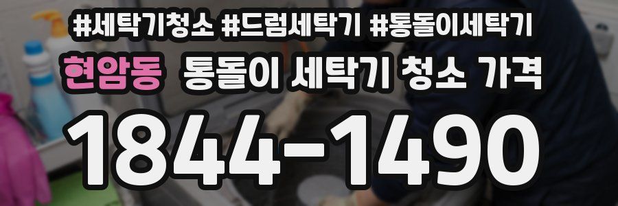 현암동 통돌이 세탁기 청소 가격