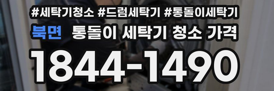 북면 통돌이 세탁기 청소 가격