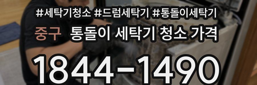 중구 통돌이 세탁기 청소 가격