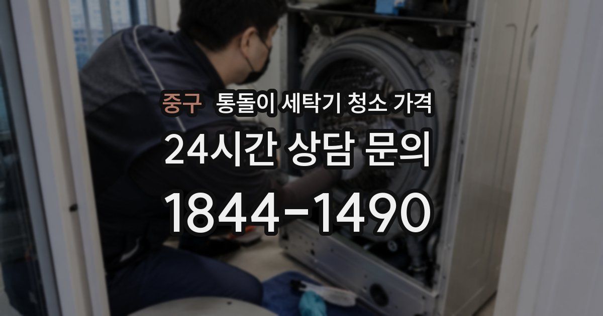중구 통돌이 세탁기 청소 가격