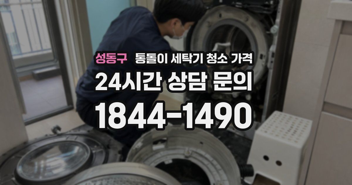 성동구 통돌이 세탁기 청소 가격