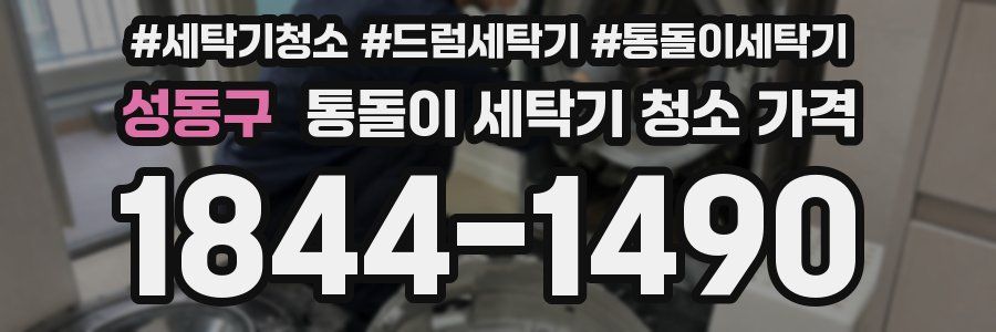 성동구 통돌이 세탁기 청소 가격