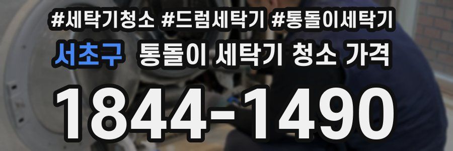 서초구 통돌이 세탁기 청소 가격
