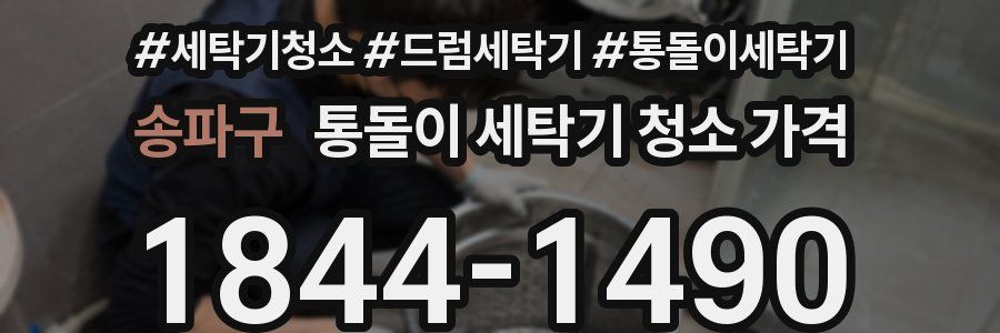 송파구 통돌이 세탁기 청소 가격