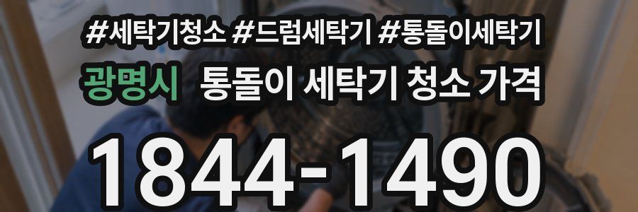 광명시 통돌이 세탁기 청소 가격