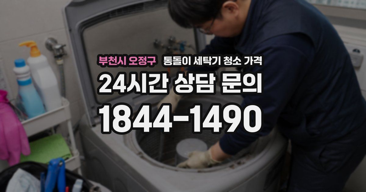 부천시 오정구 통돌이 세탁기 청소 가격