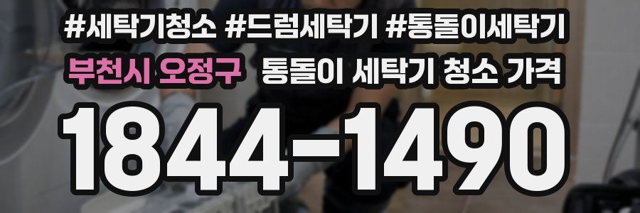 부천시 오정구 통돌이 세탁기 청소 가격