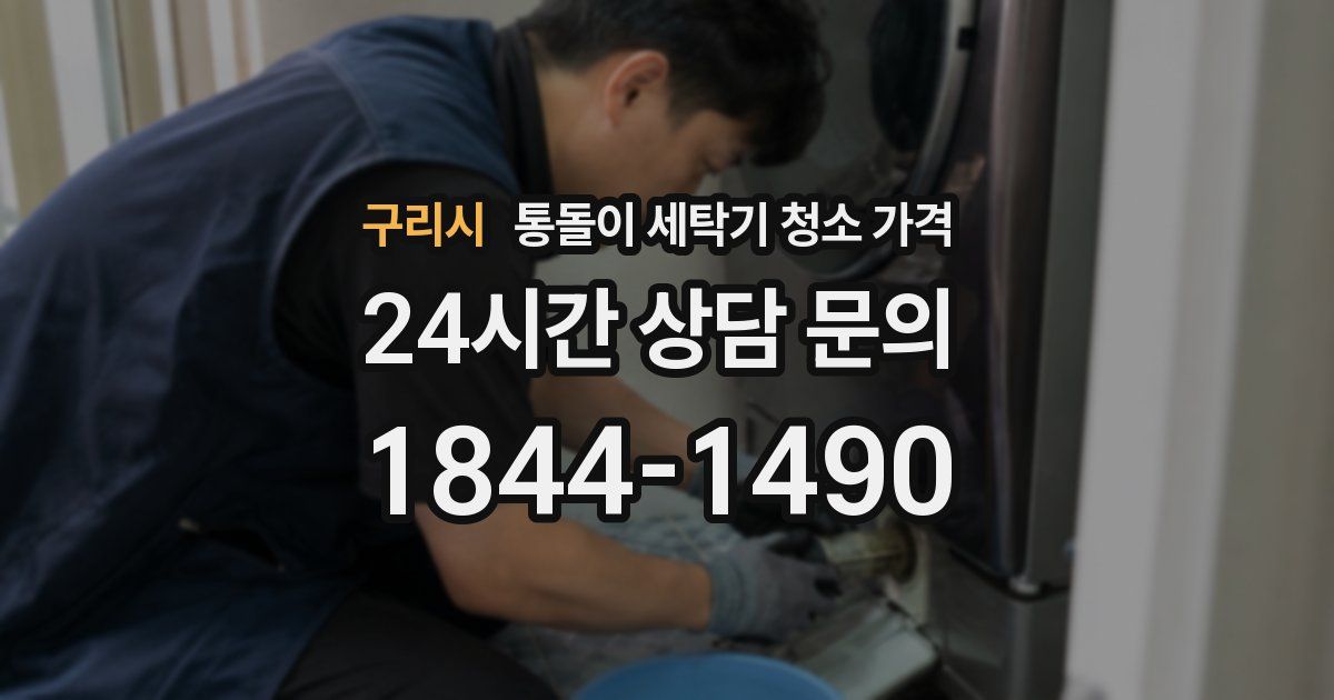 구리시 통돌이 세탁기 청소 가격