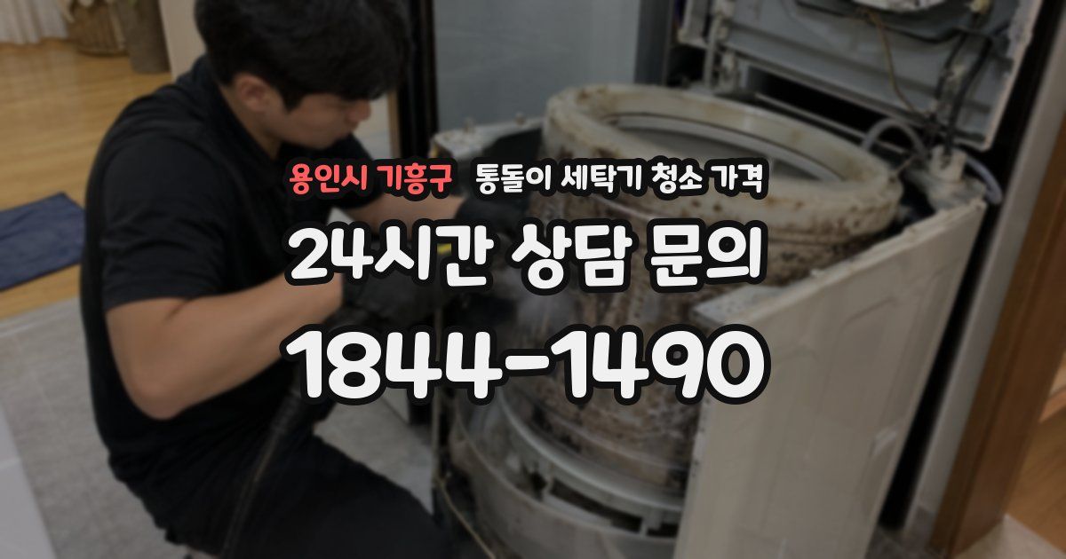 용인시 기흥구 통돌이 세탁기 청소 가격