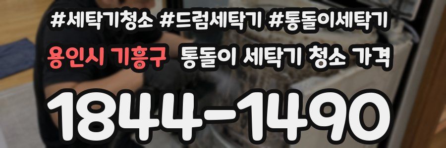 용인시 기흥구 통돌이 세탁기 청소 가격