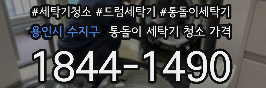 용인시 수지구 통돌이 세탁기 청소 가격