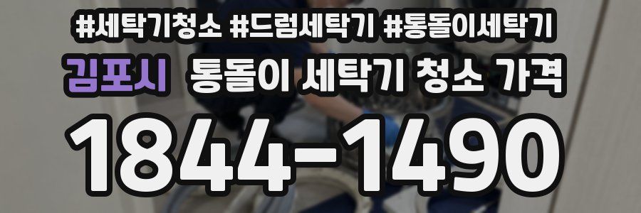 김포시 통돌이 세탁기 청소 가격