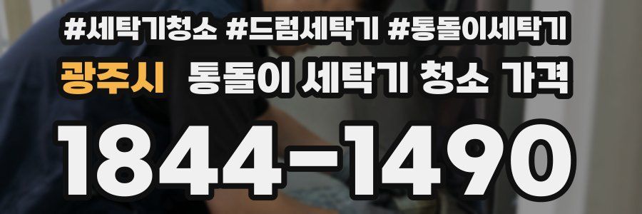 광주시 통돌이 세탁기 청소 가격