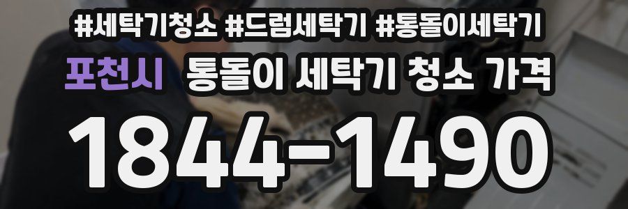 포천시 통돌이 세탁기 청소 가격
