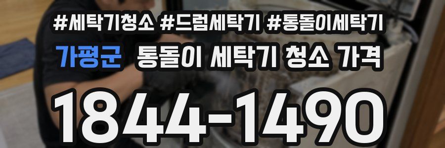 가평군 통돌이 세탁기 청소 가격