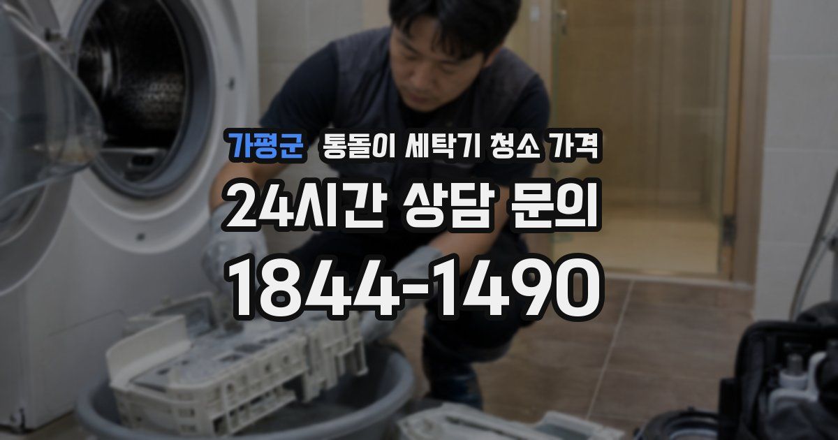 가평군 통돌이 세탁기 청소 가격