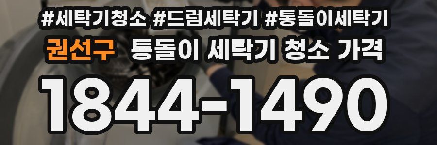 권선구 통돌이 세탁기 청소 가격