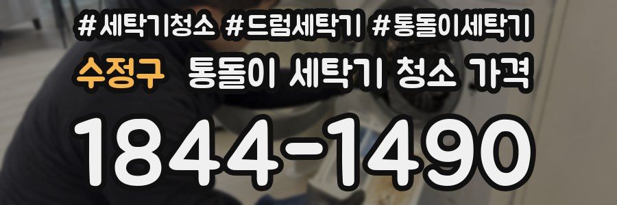 수정구 통돌이 세탁기 청소 가격