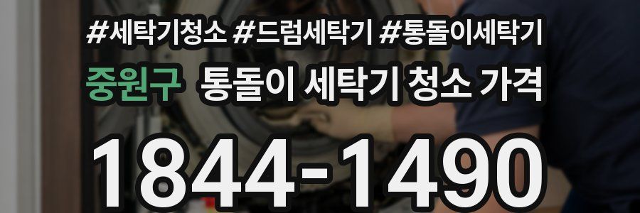 중원구 통돌이 세탁기 청소 가격