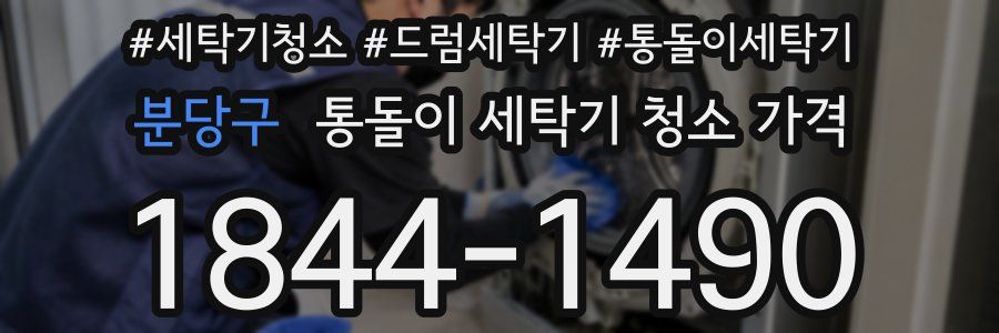 분당구 통돌이 세탁기 청소 가격