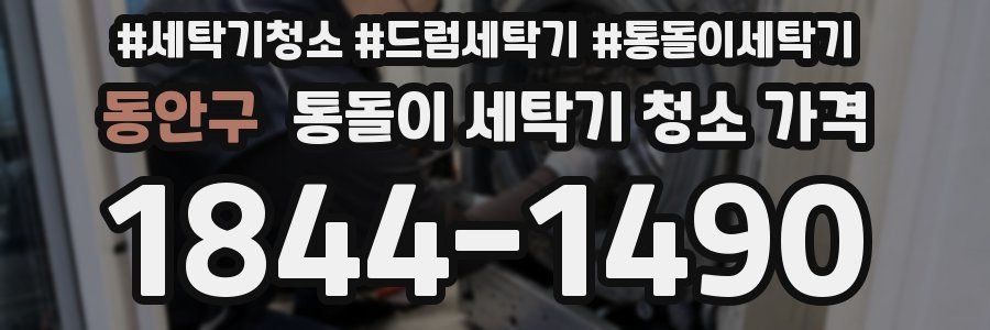 동안구 통돌이 세탁기 청소 가격