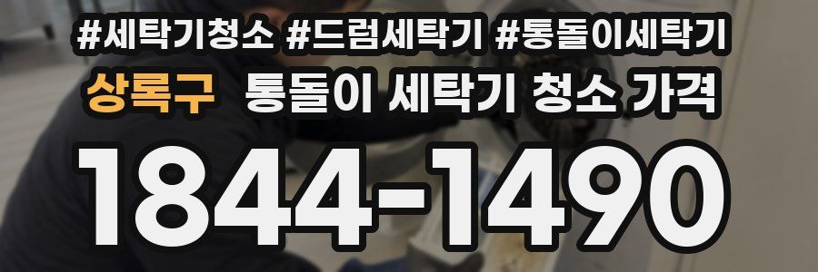 상록구 통돌이 세탁기 청소 가격