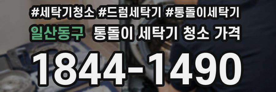 일산동구 통돌이 세탁기 청소 가격