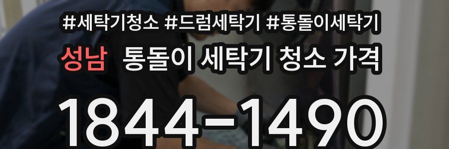 성남 통돌이 세탁기 청소 가격