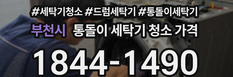 부천시 통돌이 세탁기 청소 가격