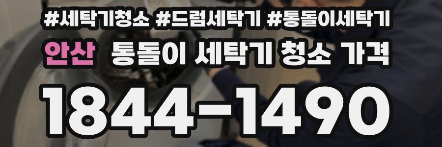 안산 통돌이 세탁기 청소 가격