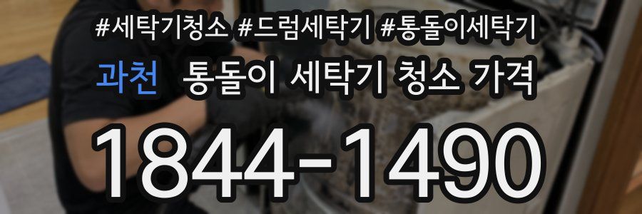 과천 통돌이 세탁기 청소 가격