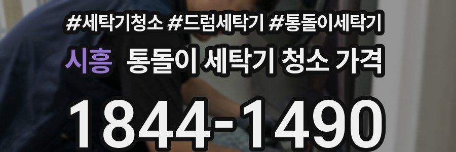 시흥 통돌이 세탁기 청소 가격