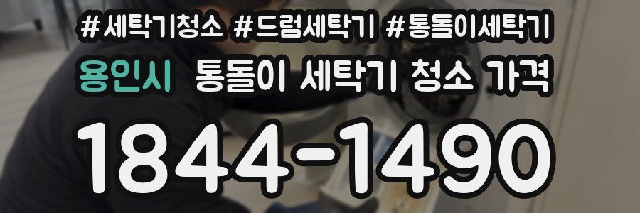 용인시 통돌이 세탁기 청소 가격