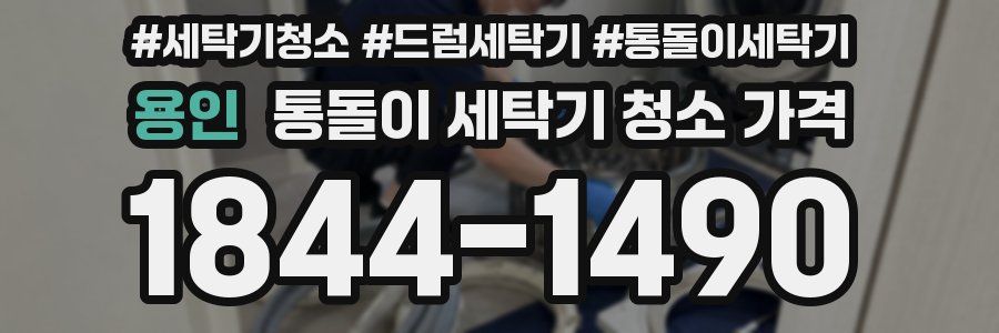 용인 통돌이 세탁기 청소 가격