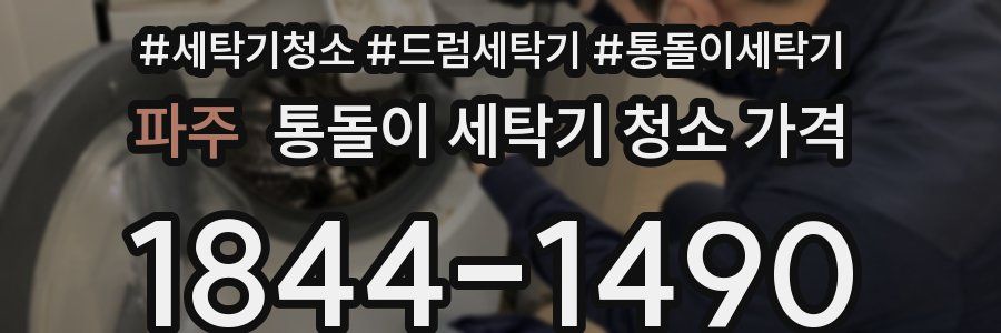 파주 통돌이 세탁기 청소 가격